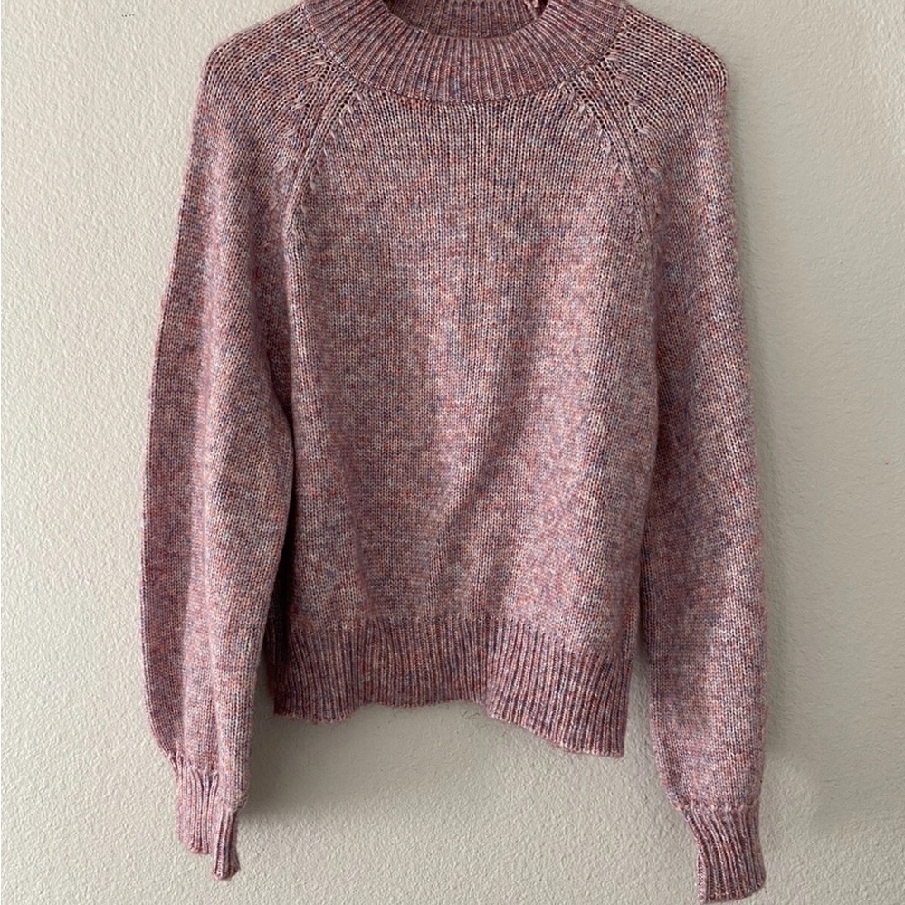 Banana Republic Speckled Knit mockneck Sweater size small. - Picture 2 of 7